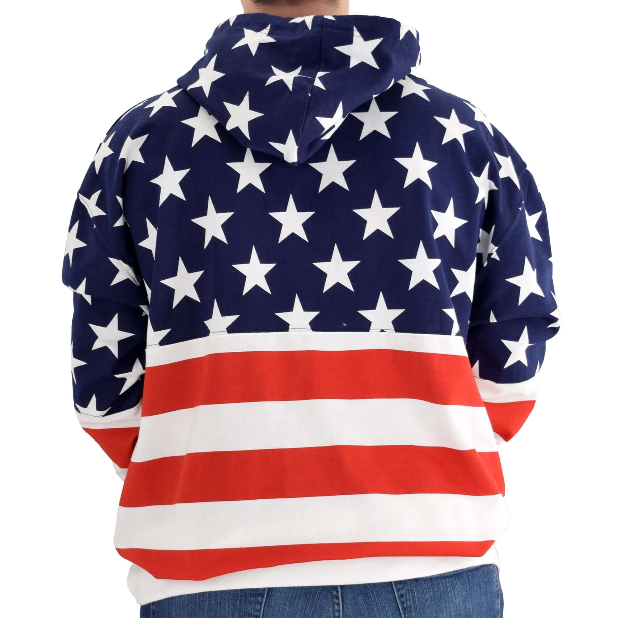 Men's American Flag Hoodies & Sweatshirts