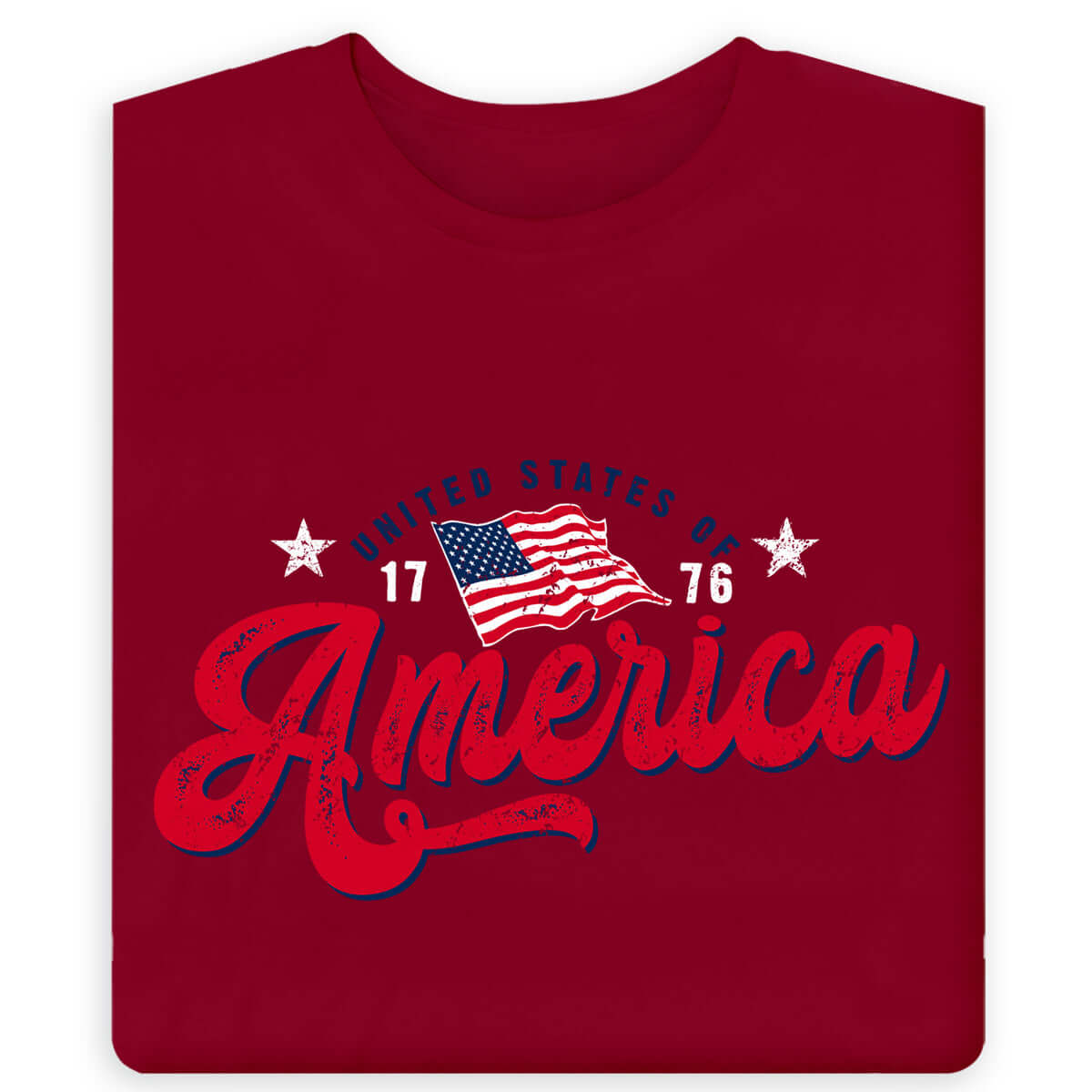 USA Stars and Stripes Boys Flag Shirt