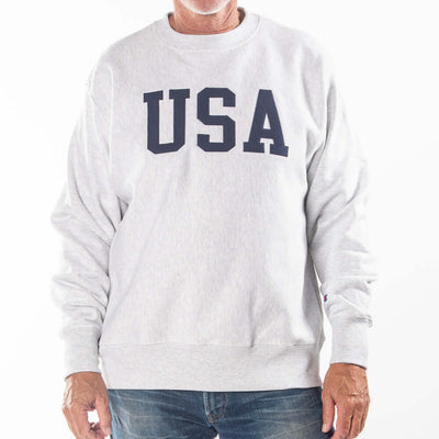 Unisex Champion USA Reverse Weave Crew Sweatshirt – The Flag Shirt