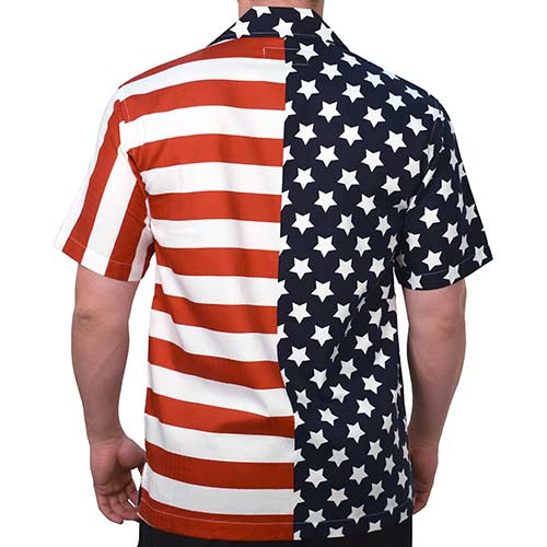 Men's American Flag Button Down Polo Shirt| TheFlagShirt.com - The Flag ...
