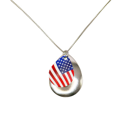 American Flag Necklace