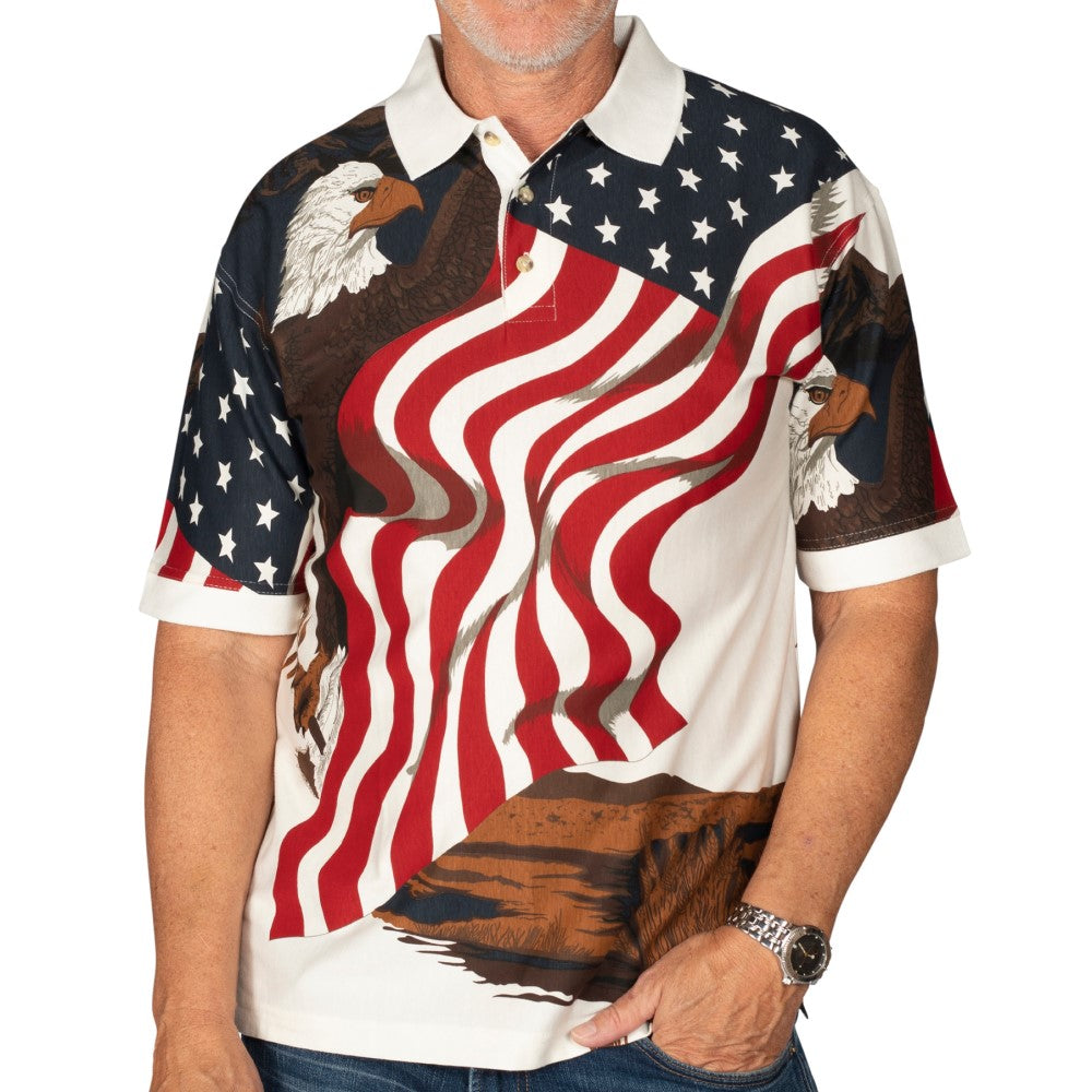 American Eagle Polo Shirt | TheFlagShirt.com – The Flag Shirt