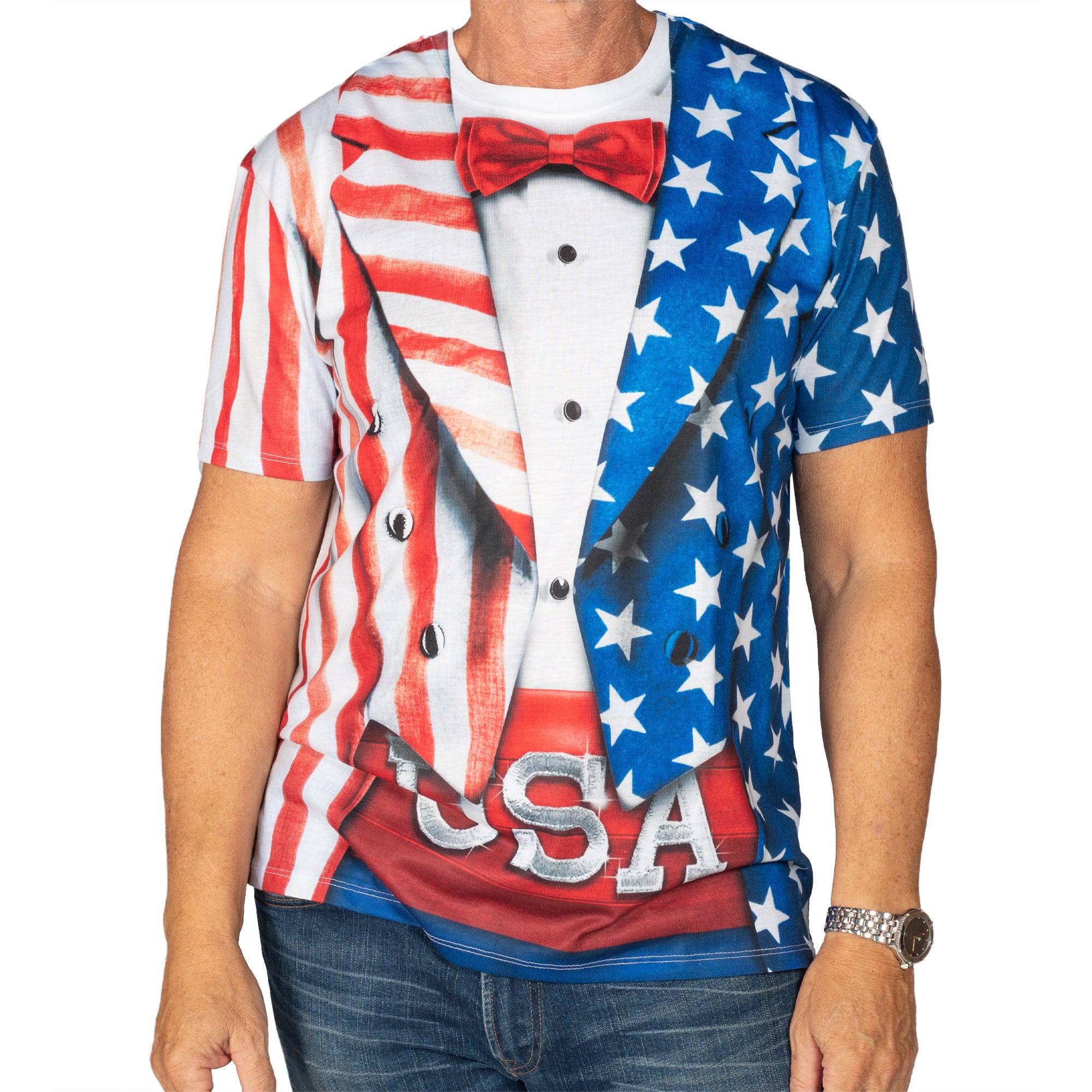 Men's American Flag Tuxedo T-Shirt – The Flag Shirt