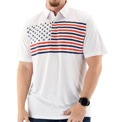 USA Patriotism! ... USA Store > Men's Polo Pullover Patriotic Theme Shirts