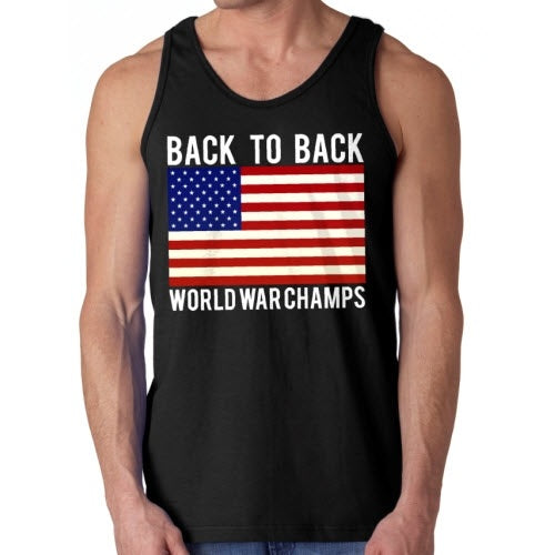 back to back world war champs women's tank