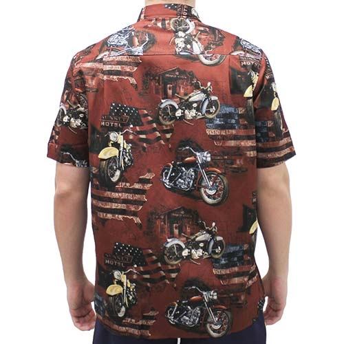 American Ride Motorcycle Button Down Shirt