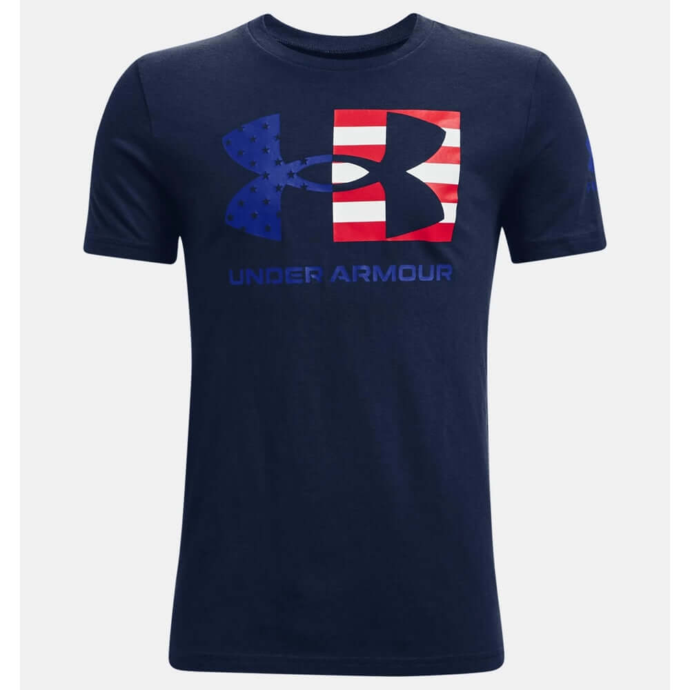 Generalizar Racional Bajo mandato Under Armour Freedom Logo Boys Flag Shirt | TheFlagShirt.com – The Flag  Shirt