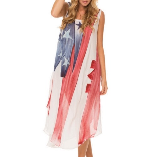 American Woman Beach Cover Up | TheFlagShirt.com