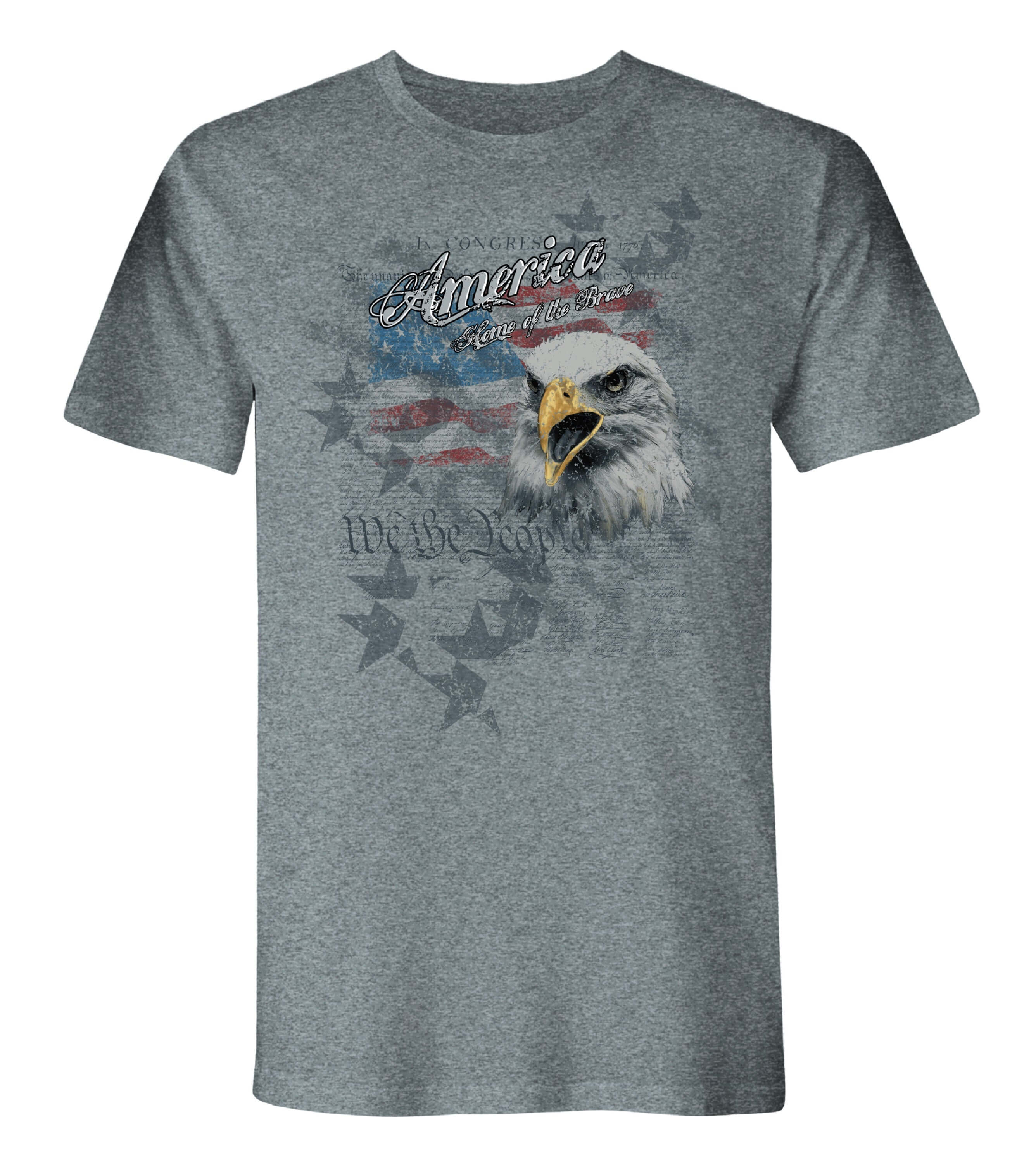 Home Of The Brave Made In America Short Sleeve Tee – The Flag Shirt