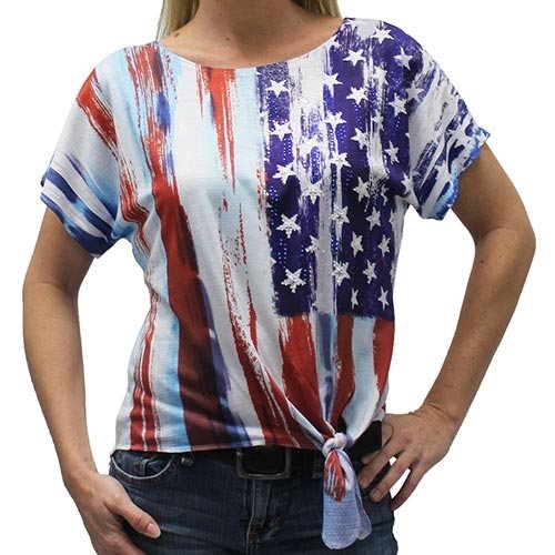 Download Ladies Tide Side Vertical Flag T-Shirt | TheFlagShirt.com ...
