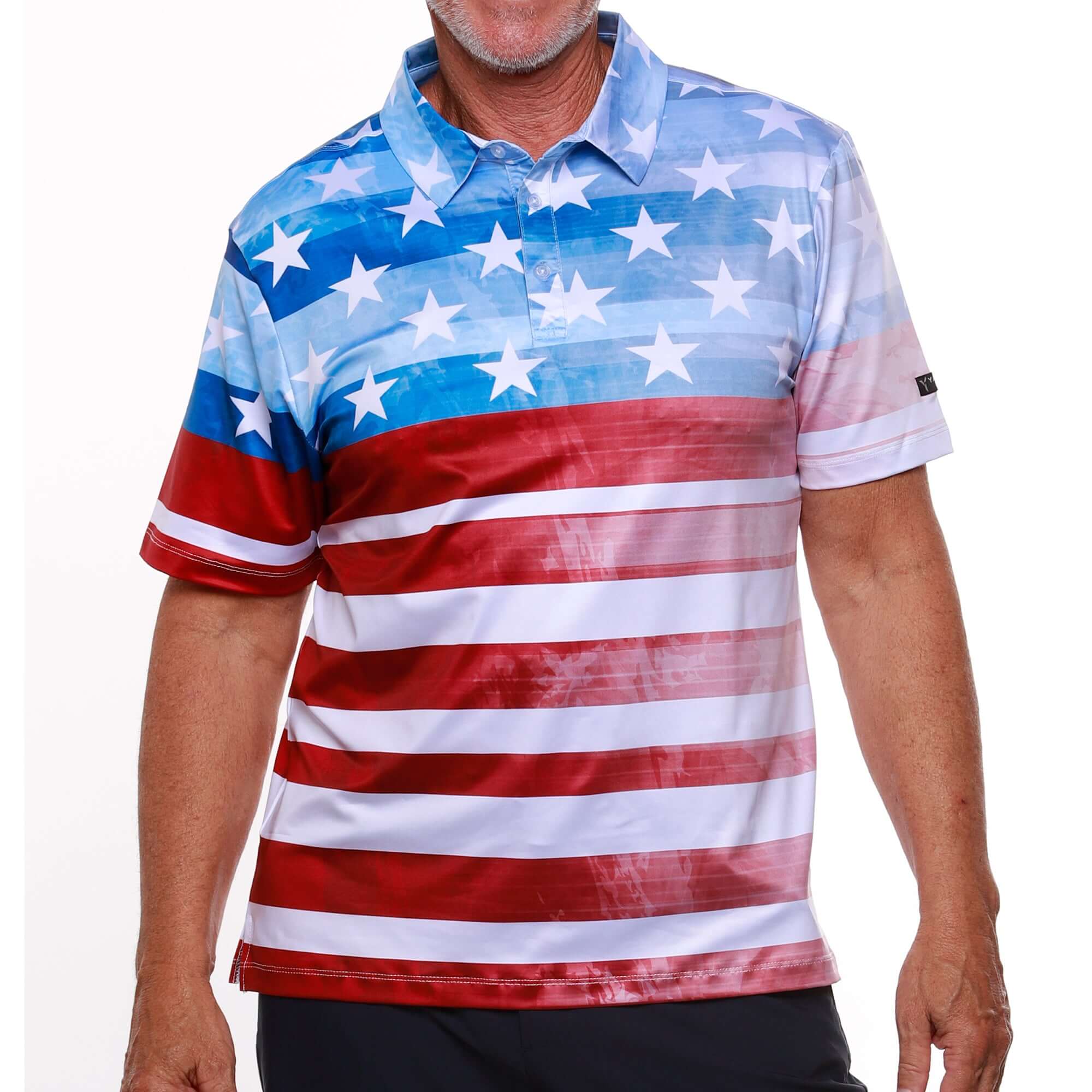 Men's Stars and Stripes Performance Golf Polo – The Flag Shirt
