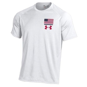 under armour shirt with american flag