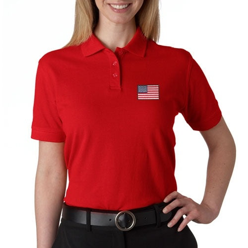 women's patriotic polo shirts