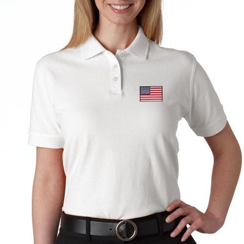 women's patriotic polo shirts