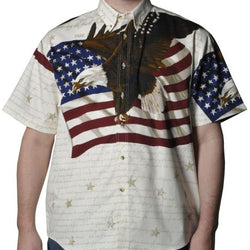 Mens American Flag Shirts