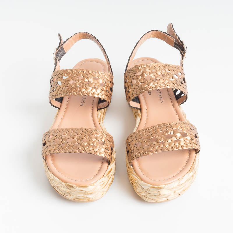 PONS QUINTANA - FORLI 8671 Sandals - Bronze Women's Shoes PONS QUINTANA