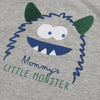B.X Mommy Little Monster Grey Body Suit 4680