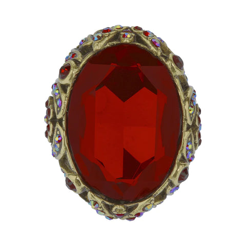 Heidi Daus crystal statement ring.