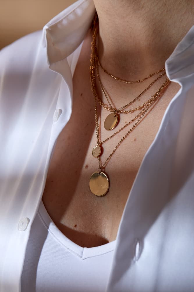 necklaces layering style 