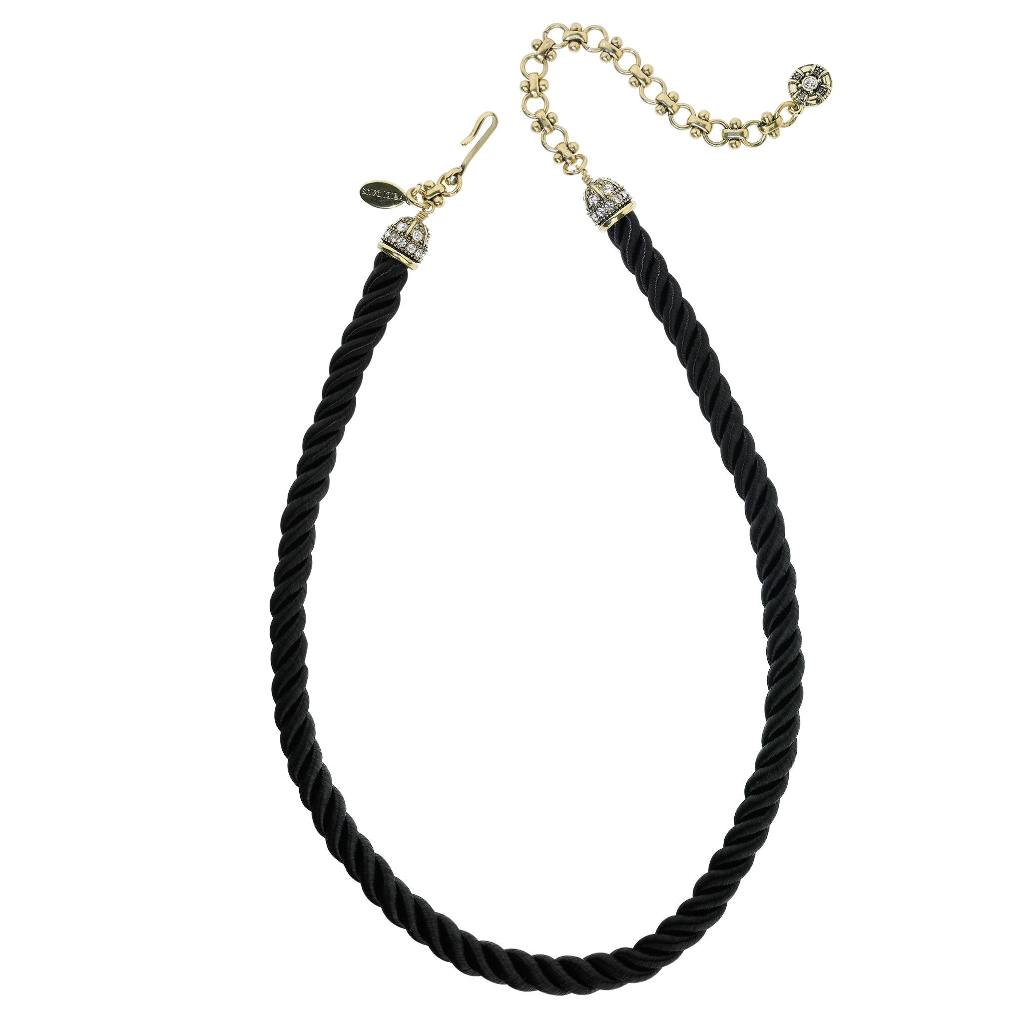 Image of Heidi Daus "Elegant Essentials" Pin Enhancer Cord Necklace