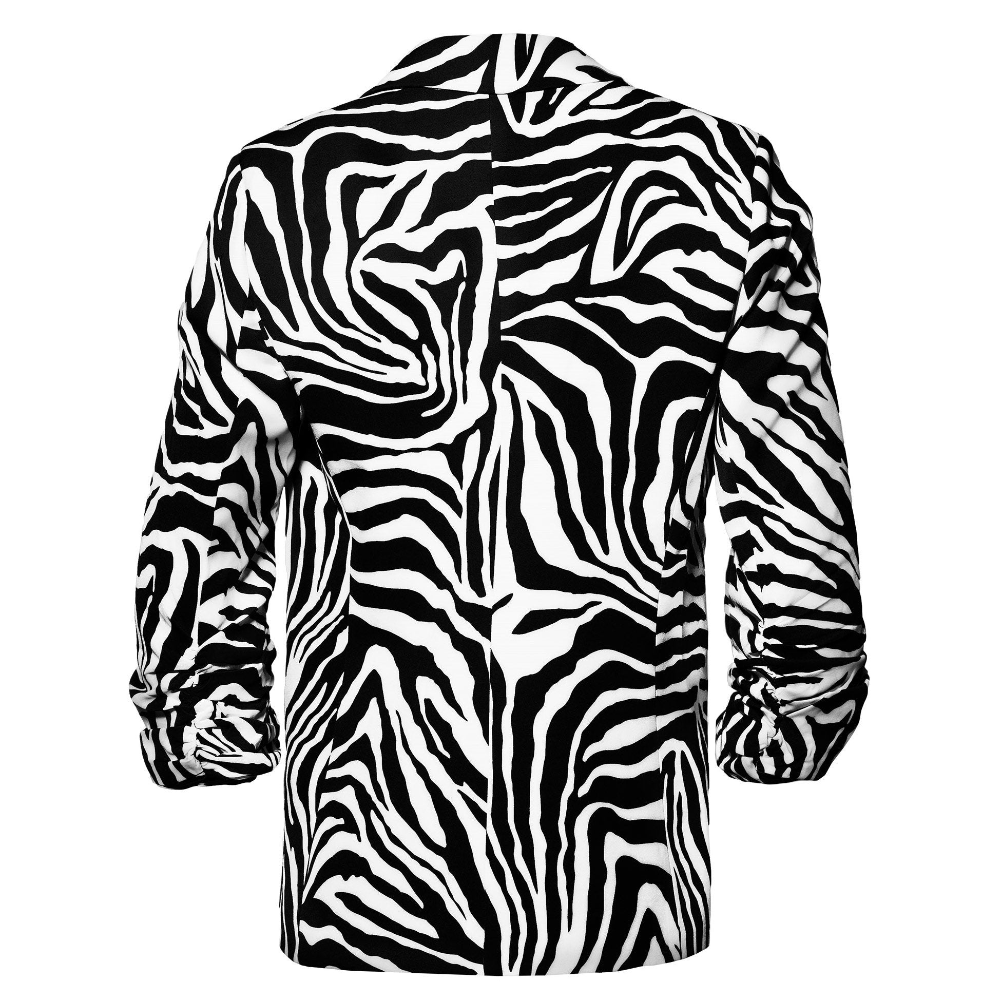 Heidi Daus  Stunning Safari  Ruched Sleeve Power Blazer