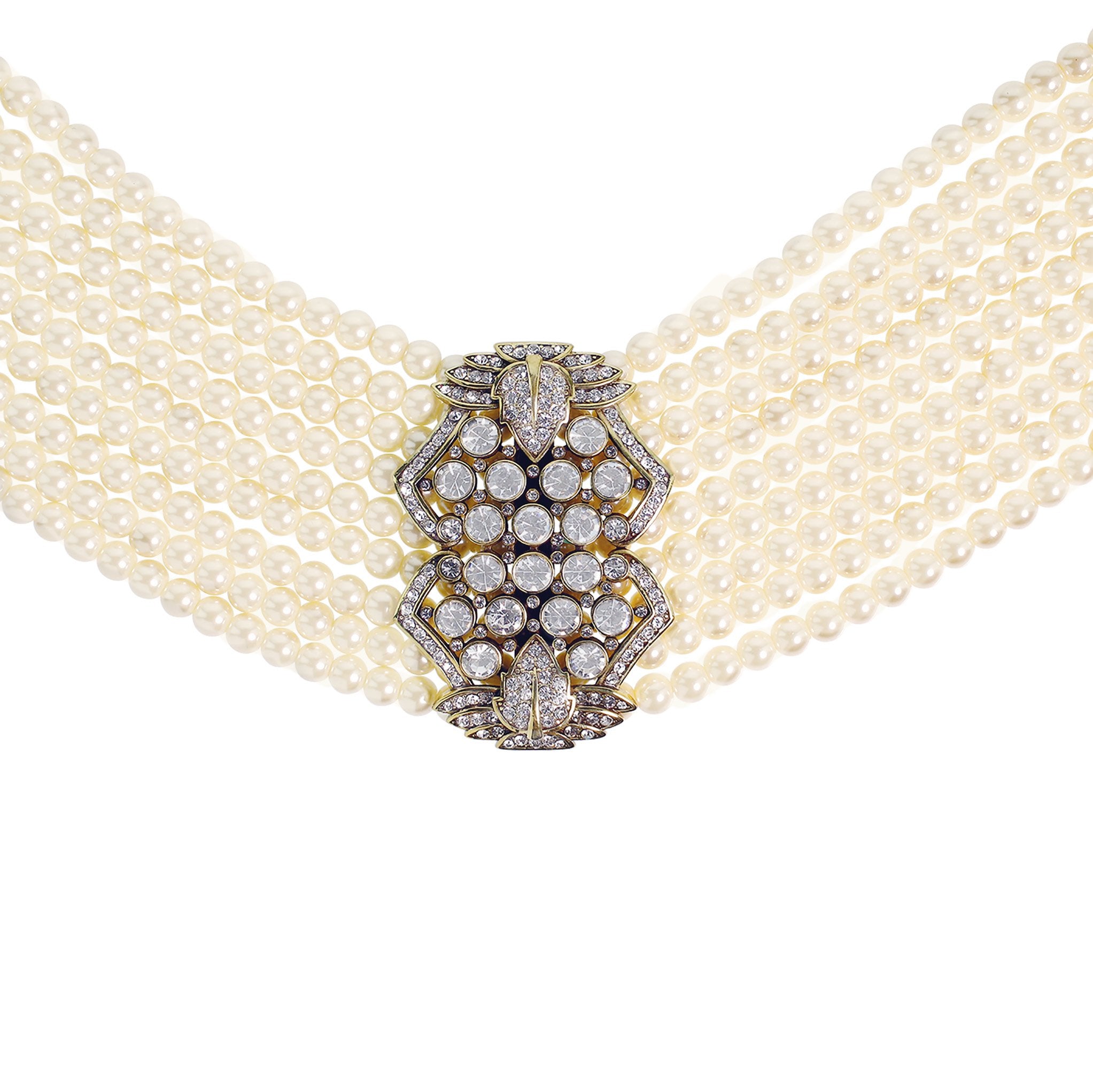HEIDI DAUS "Haulting Glamour" Beaded Crystal Necklace