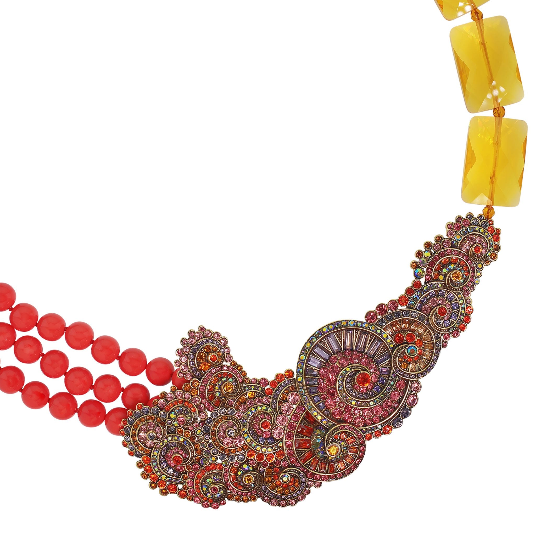 HEIDI DAUS "Crystal Revolution"Beaded Crystal Deco Necklace