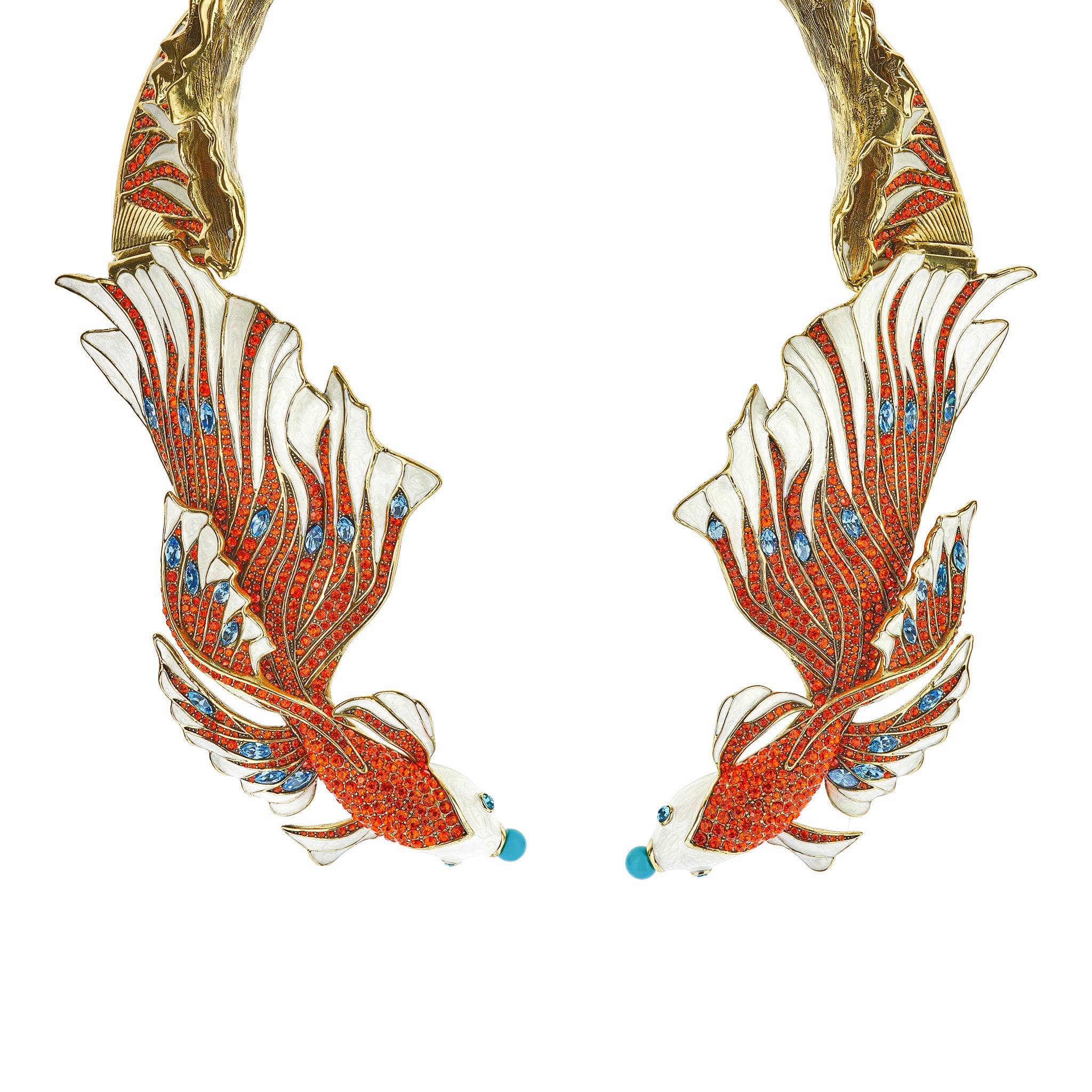 Image of HEIDI DAUS"Queen Koi"  Crystal Collar Necklace