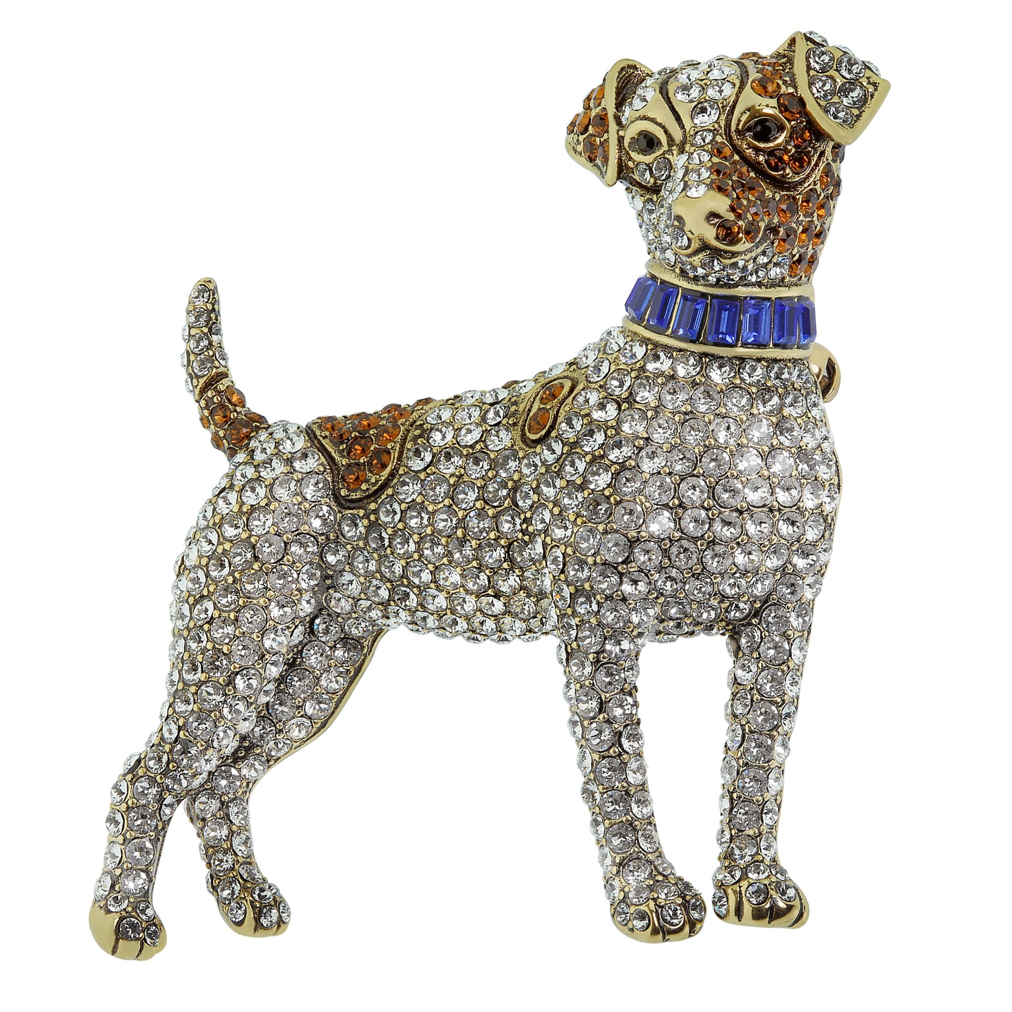 HEIDI DAUS "Jack Russell Terrier" Crystal Dog Pin