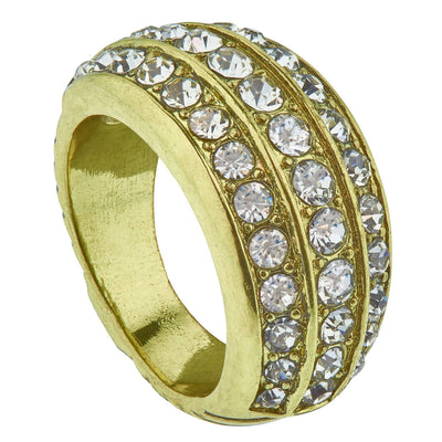 HEIDI DAUS®"Link in My Chain" Crystal Deco Ring