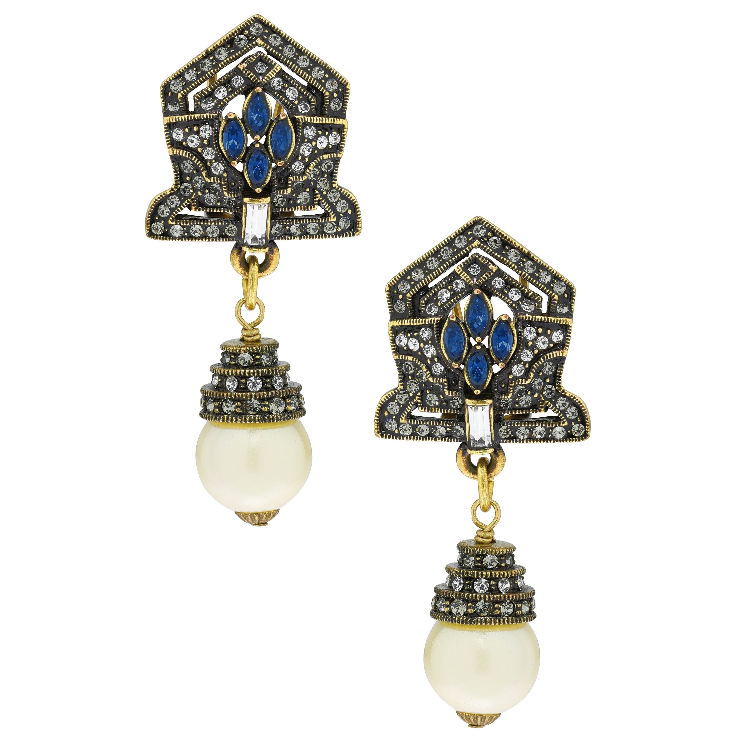 Marquis Baguette Crystal Earring