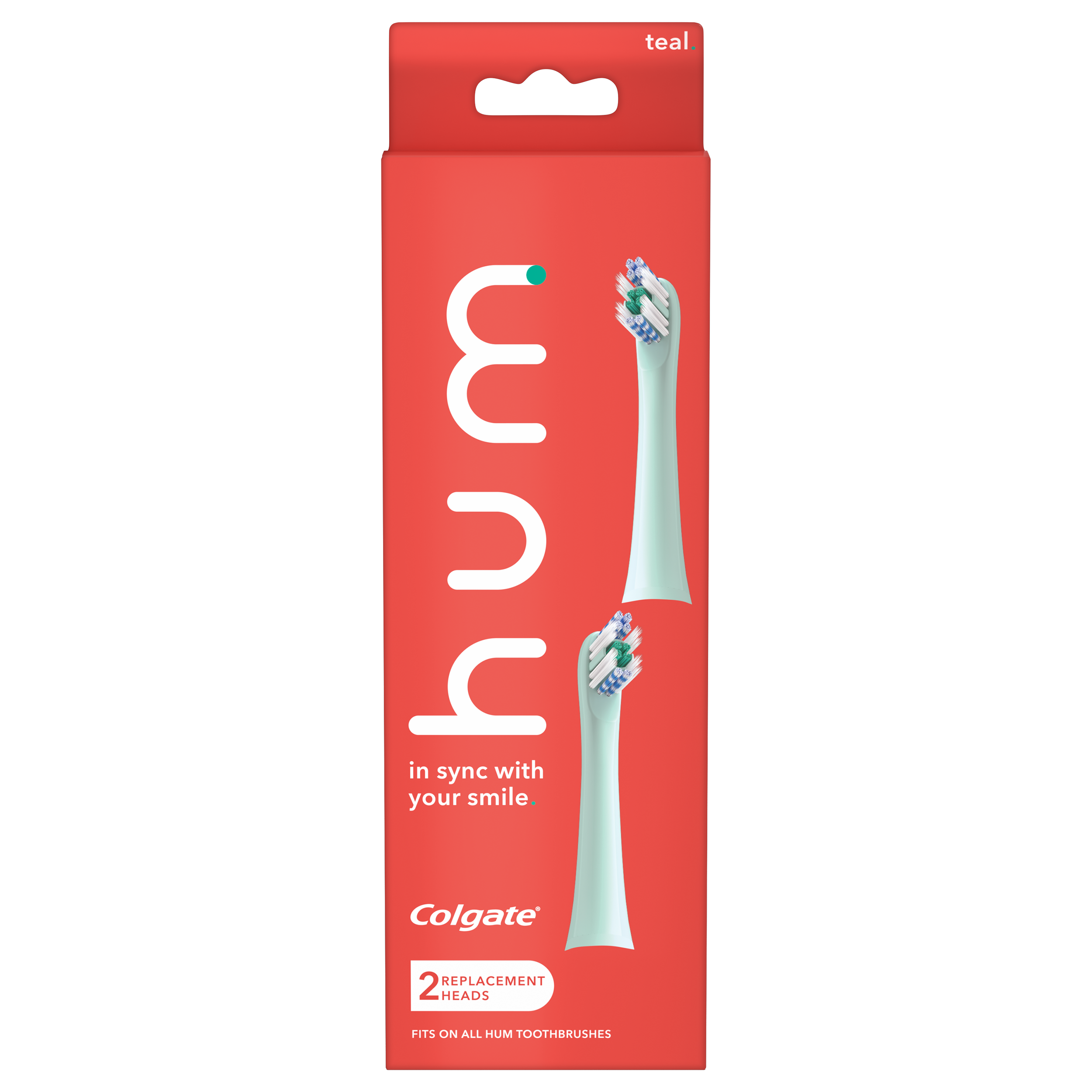 hum Adult Replacement Toothbrush Heads - 2 Pack - Colgate
