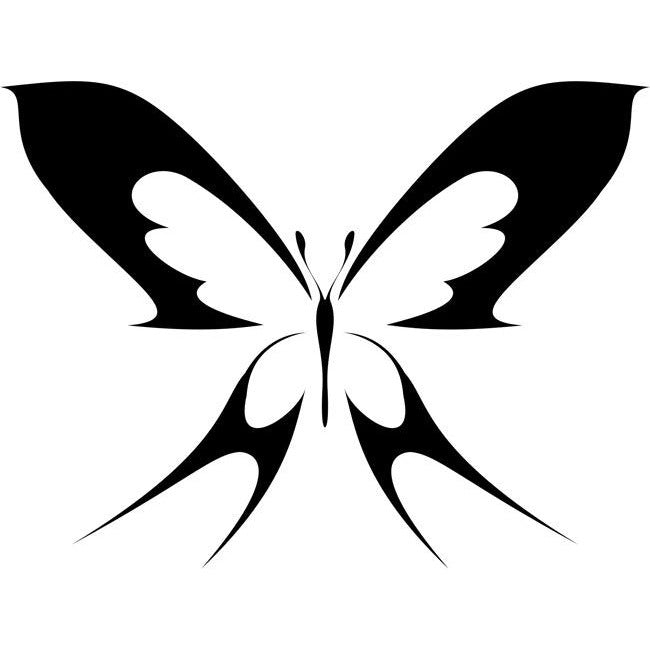 Download Two-tailed Butterfly Stencil