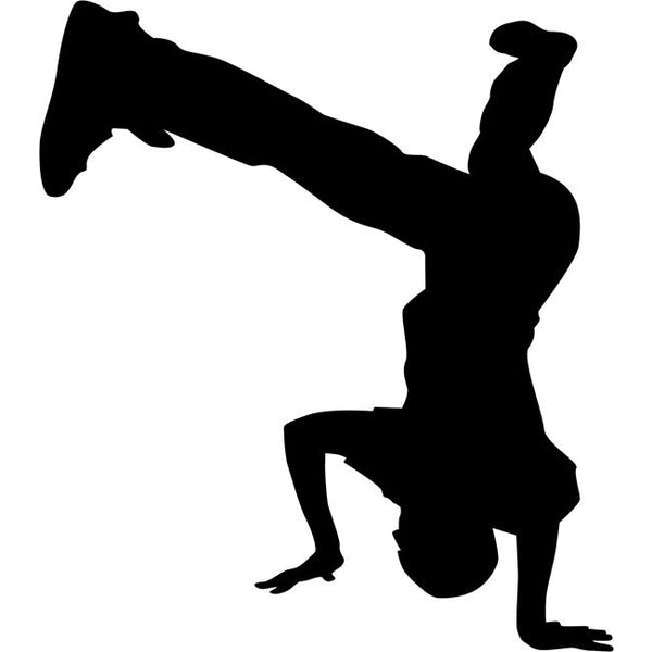 Headstand Break Dance Stencil - BASIC Stencils Collection: Available in siz...