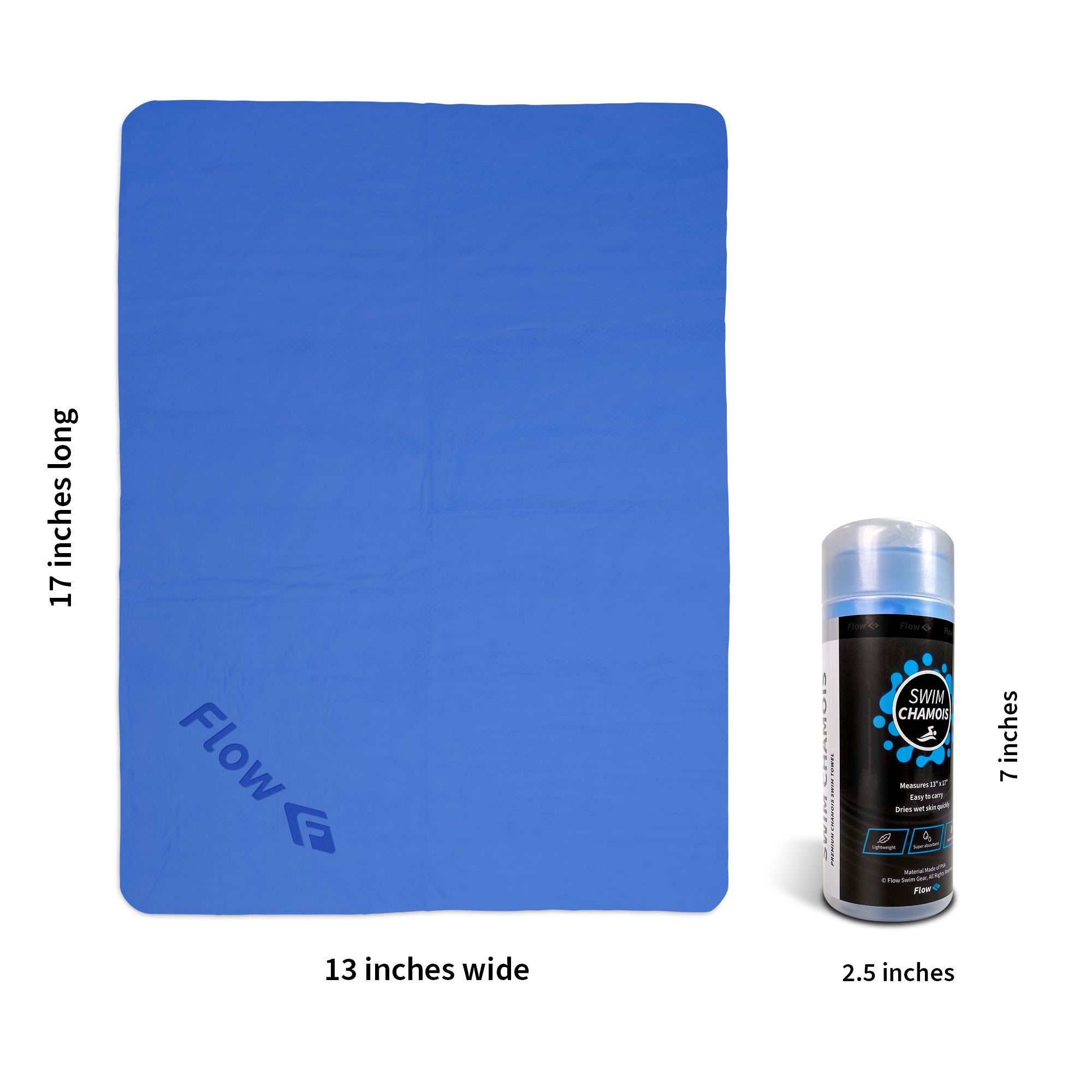 Large Blue Swim Chamois – Flow Swim Gear