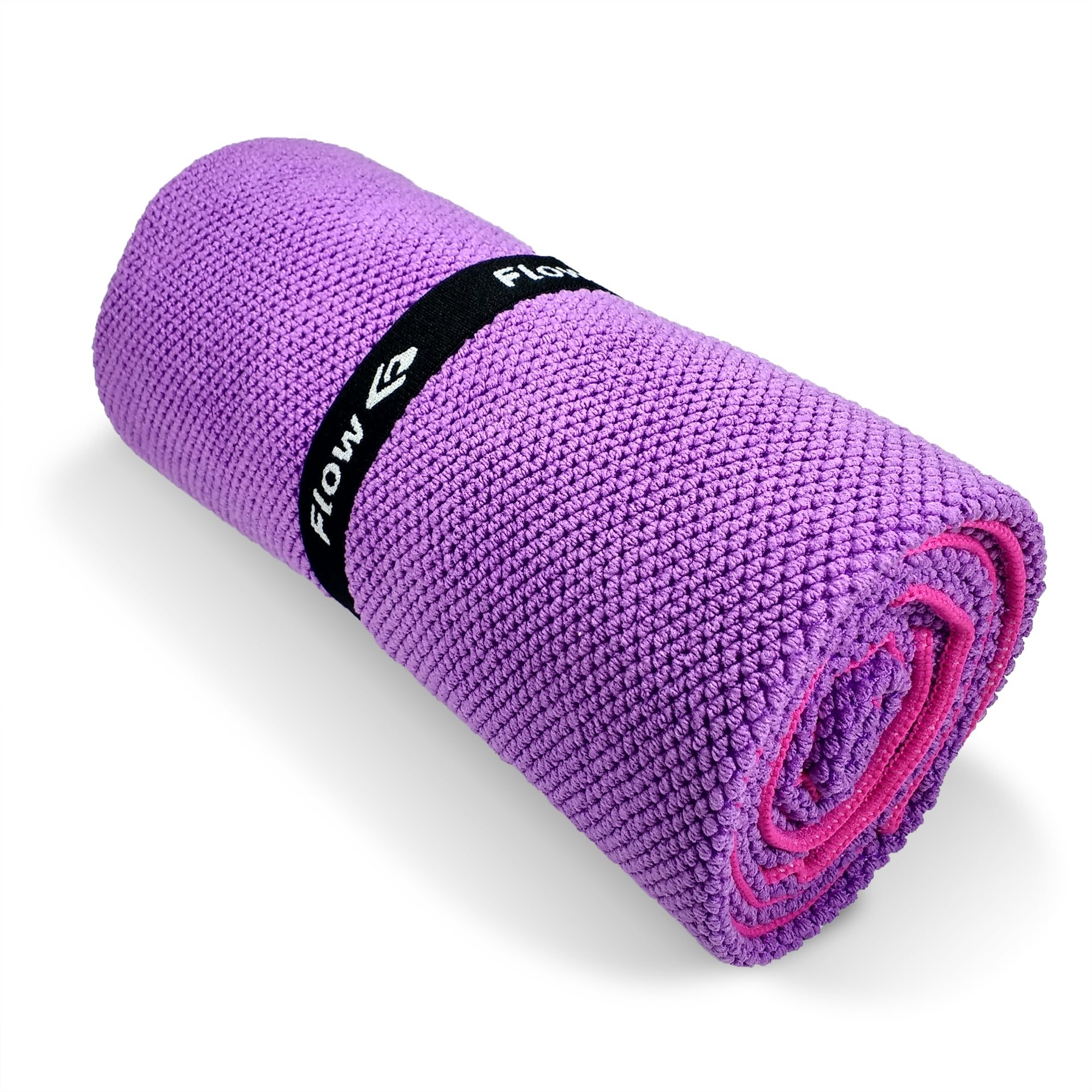 S&T INC. Microfiber Sweat Towel for Gym, Yoga Home 6 Pack, Purple