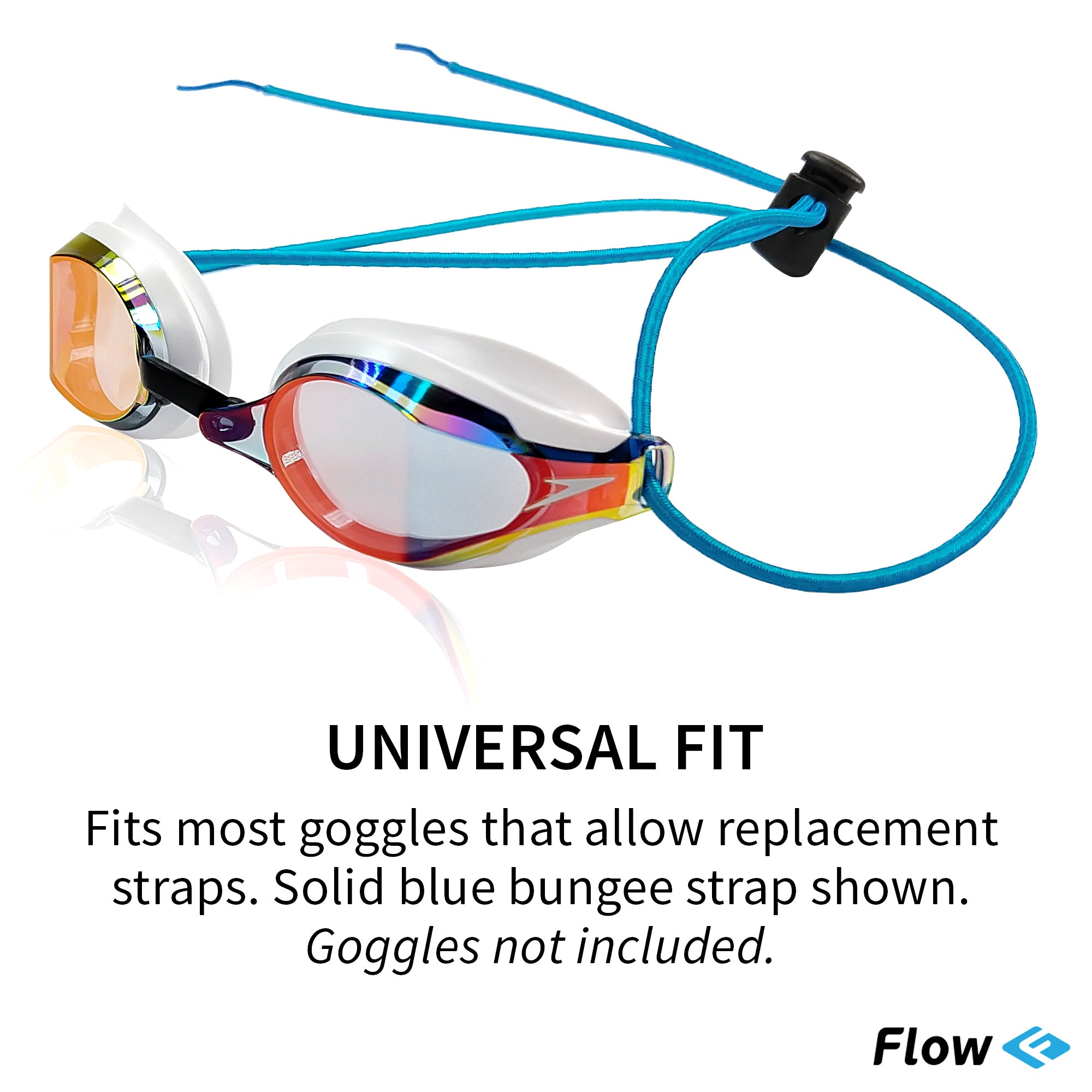 Goggle Bungee Straps - Solid Fuchsia – Flow Swim Gear