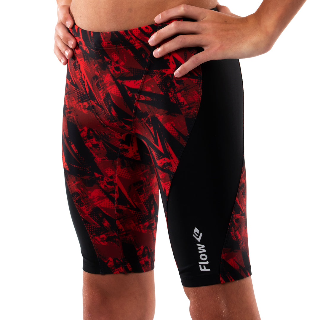 Splice Swim Jammer - B&W Camouflage – Flow Swim Gear