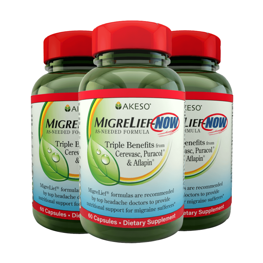 MigreLief-NOW 3 Bottle Bundle - MigreLief product image