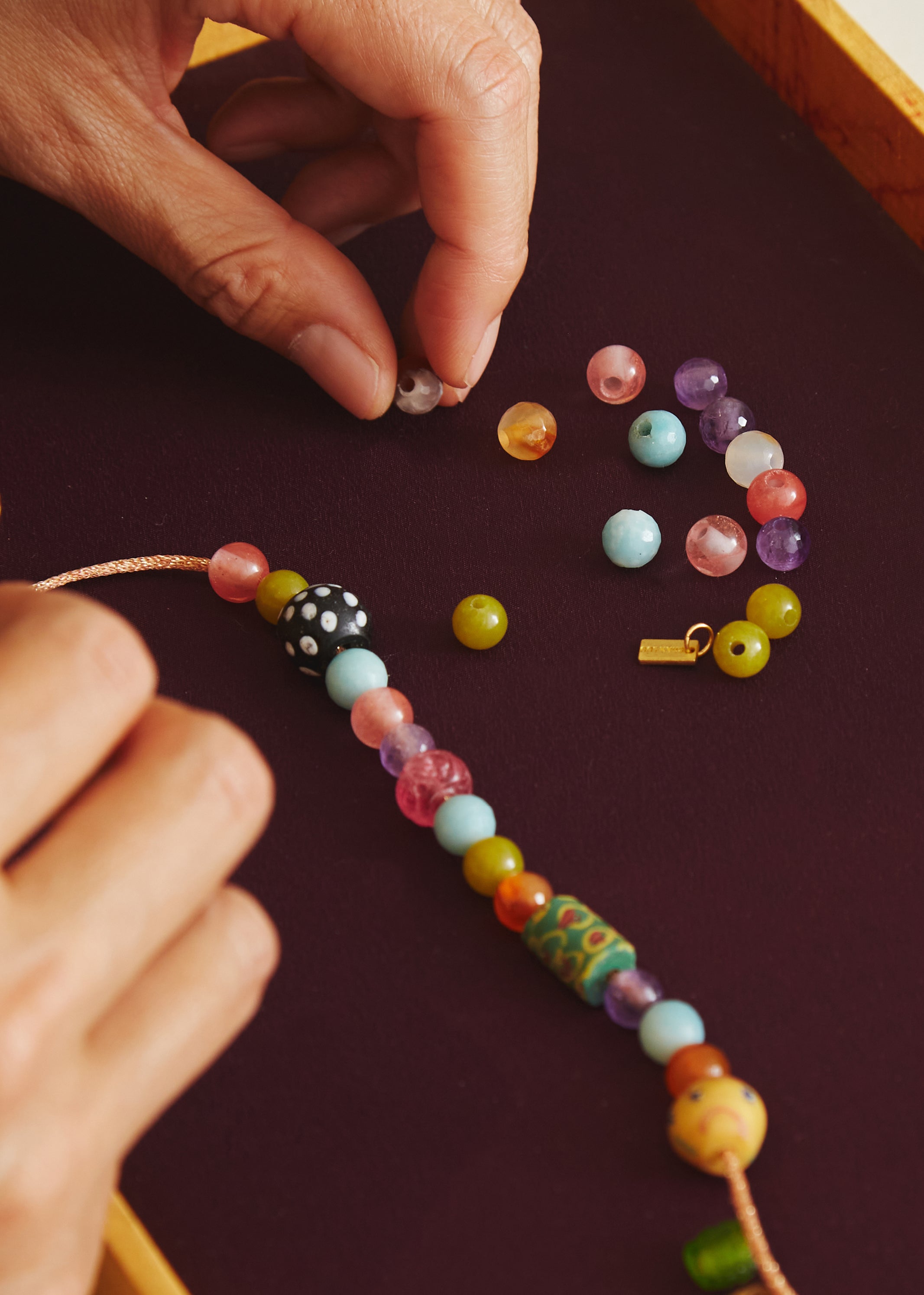 How To Make A Bead Bar Necklace