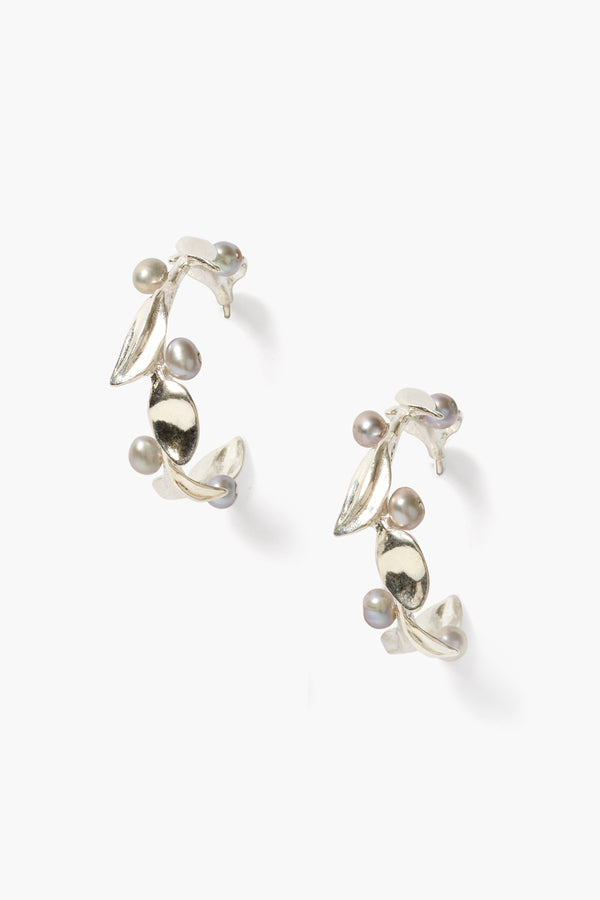 Chan Luu Silver Petite Infinity Hoop Earrings- Bliss Boutiques