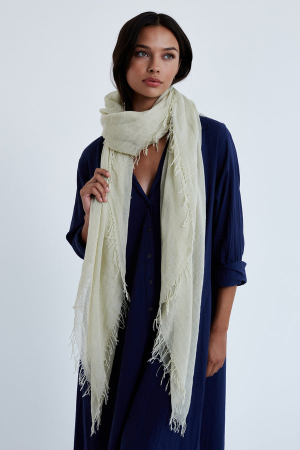 Indigo Cashmere and Silk Scarf – Chan Luu