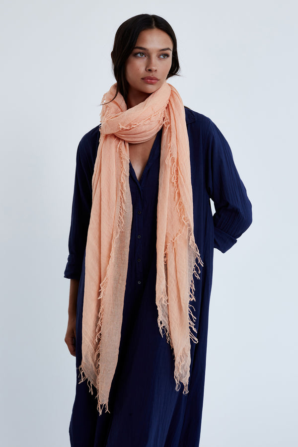 Pumpkin Cashmere and Silk Scarf Chan Luu