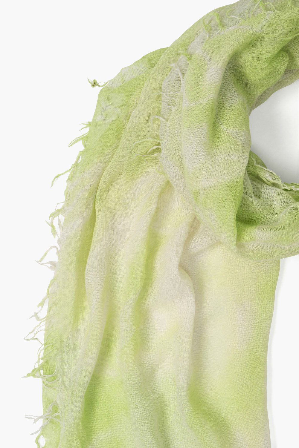 lime green cashmere scarf