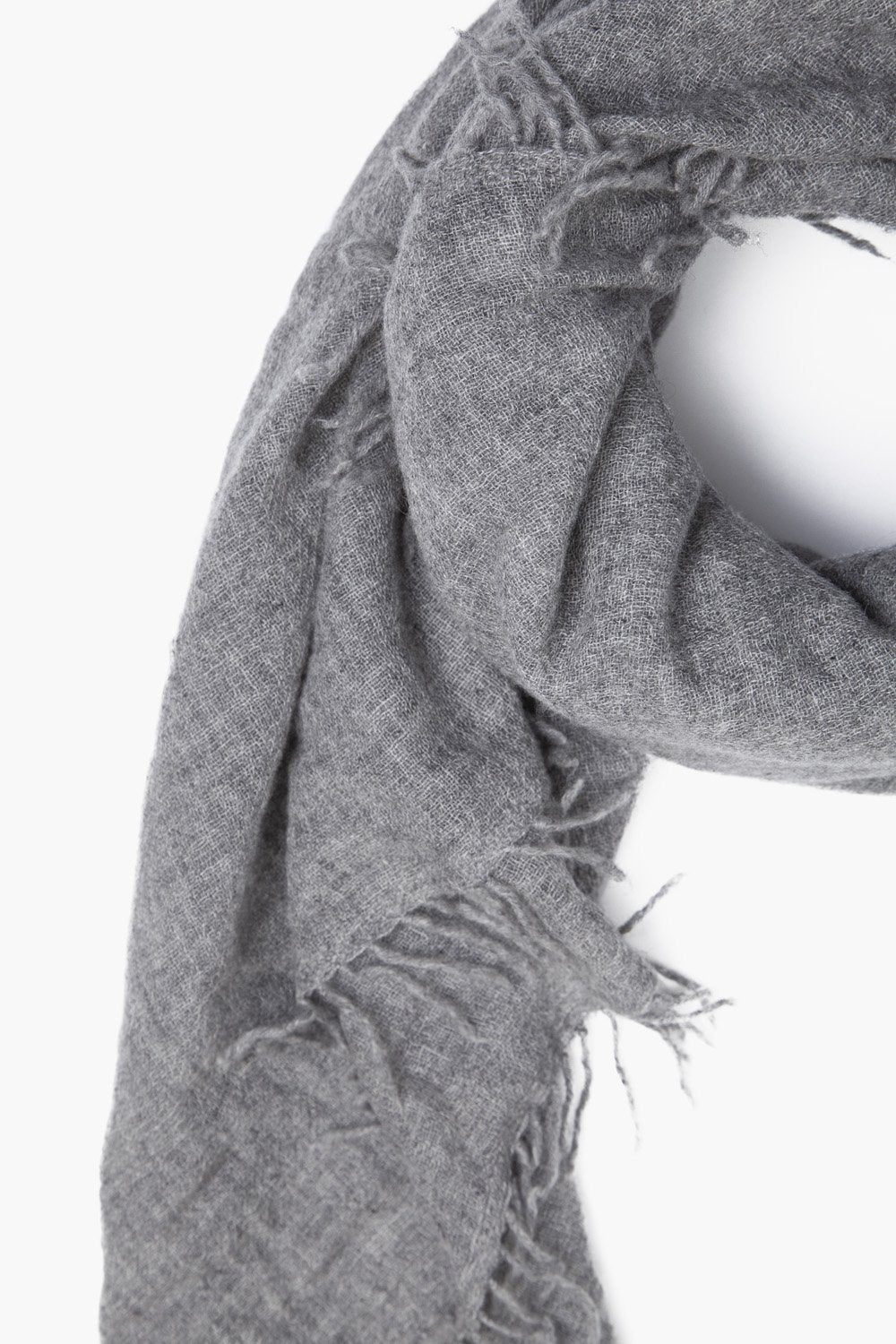 grey cashmere scarf