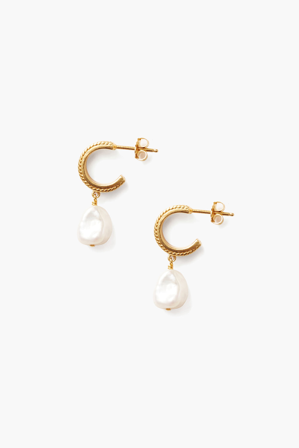 Gold & Pearl Cressida Earrings – Chan Luu