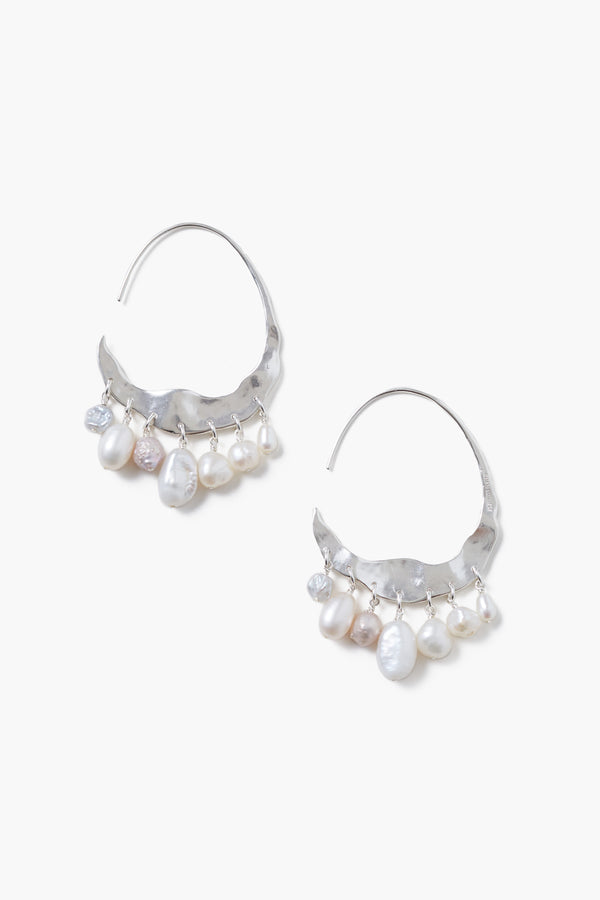 Chan Luu Silver Petite Infinity Hoop Earrings- Bliss Boutiques