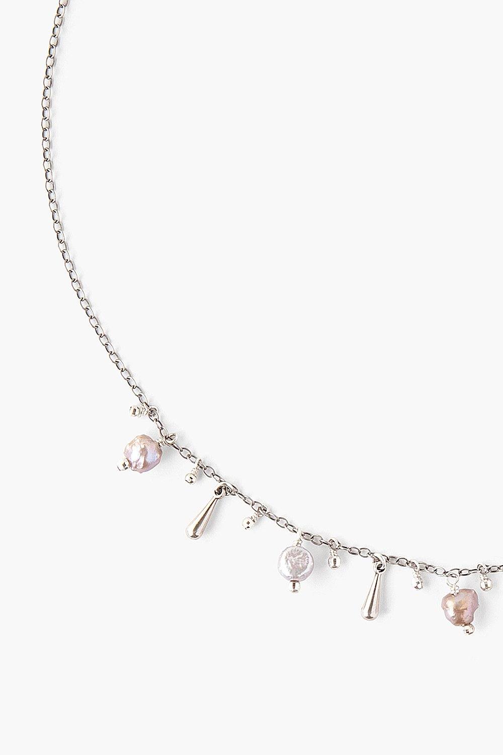 pearl charm necklace