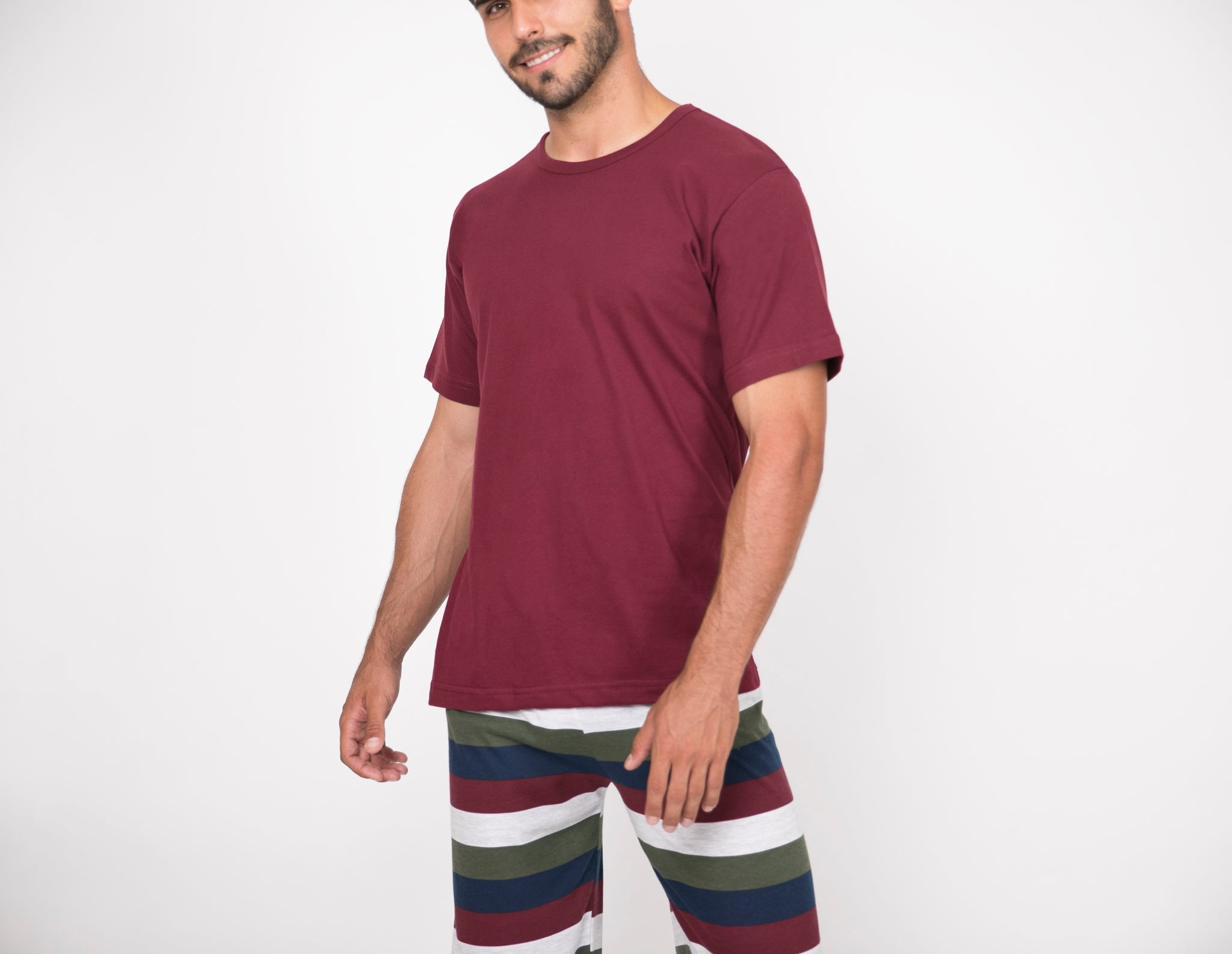 Pijama Pantalón. Camisa Manga Corta. Hombre. Father's Day. – Pijamas Con  Sabor a Melón