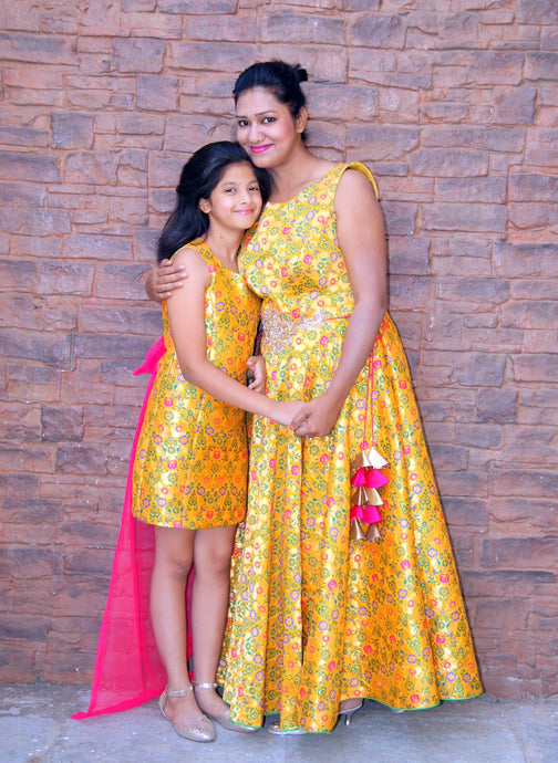 maa beti matching dress